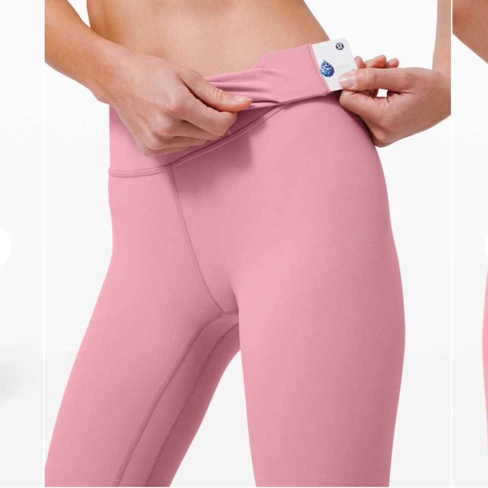 Lululemon Align Pant II 25” Pink Taupe size 4